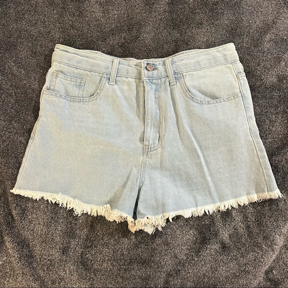 Light Wash Denim Shorts